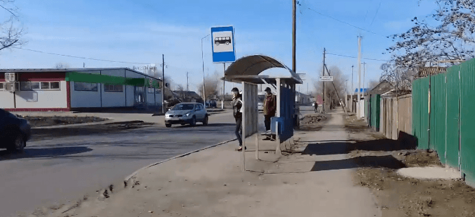 N086bus Школа № 75 (Гвардейская — из центра)