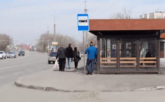 R055bus Святодуховский сквер Спутник (из центра)