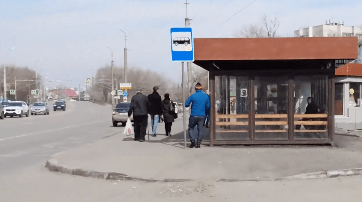 R055bus Святодуховский сквер Спутник (из центра)