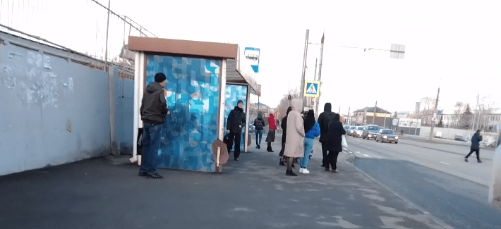 W033bus Памятник танкистам (из центра)